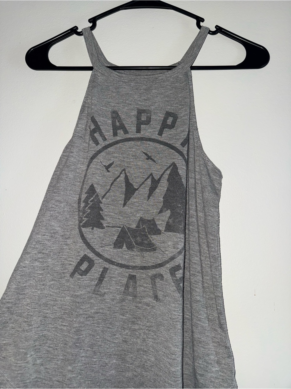 L.O.L. Vintage Light Grey Graphic Tank
